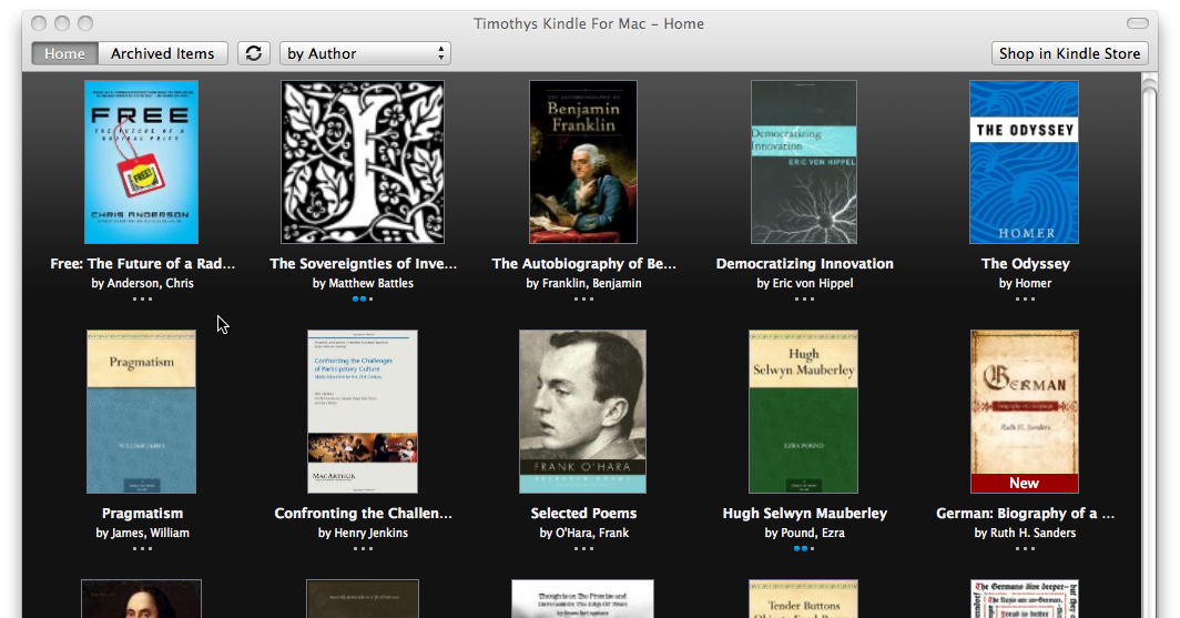 kindle for mac dictionary